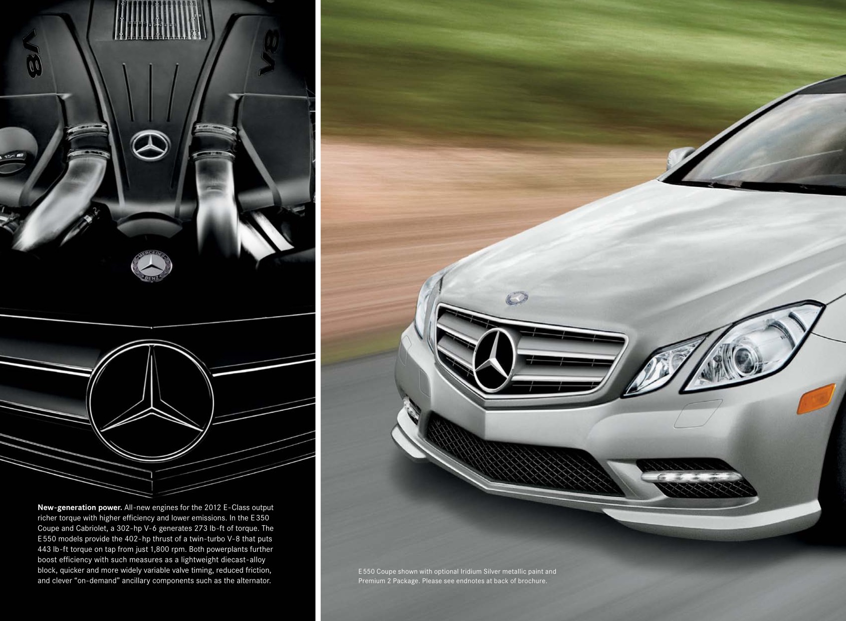 2012 Mercedes-Benz E-Class Coupe Convertible Brochure Page 10